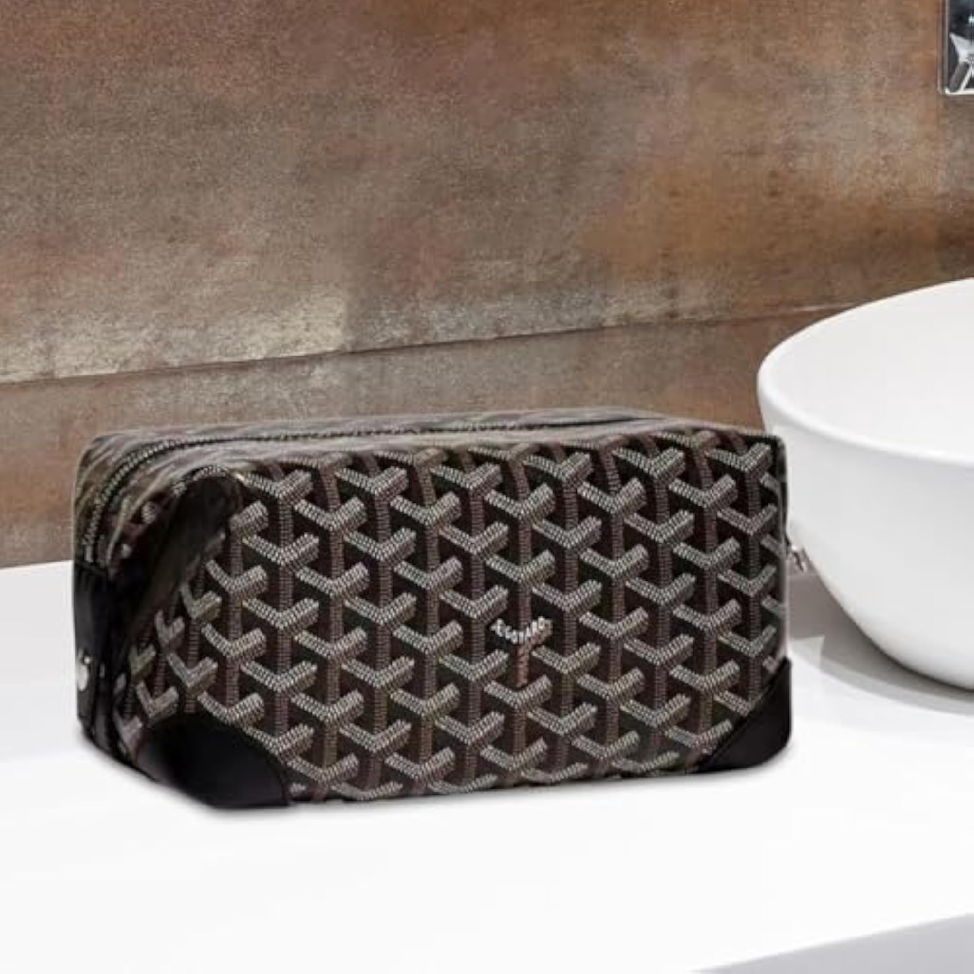 Travel Toiletry Bag PU Leather Makeup Bag